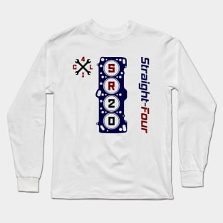 SR20 Straight Four Engine Long Sleeve T-Shirt